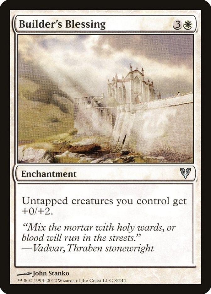 Magic: The Gathering MTG Single Builder's Blessing [Avacyn Restored]