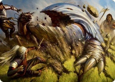 Magic: The Gathering MTG Single Bulette Art Card [Dungeons & Dragons: Adventures in the Forgotten Realms Art Series]