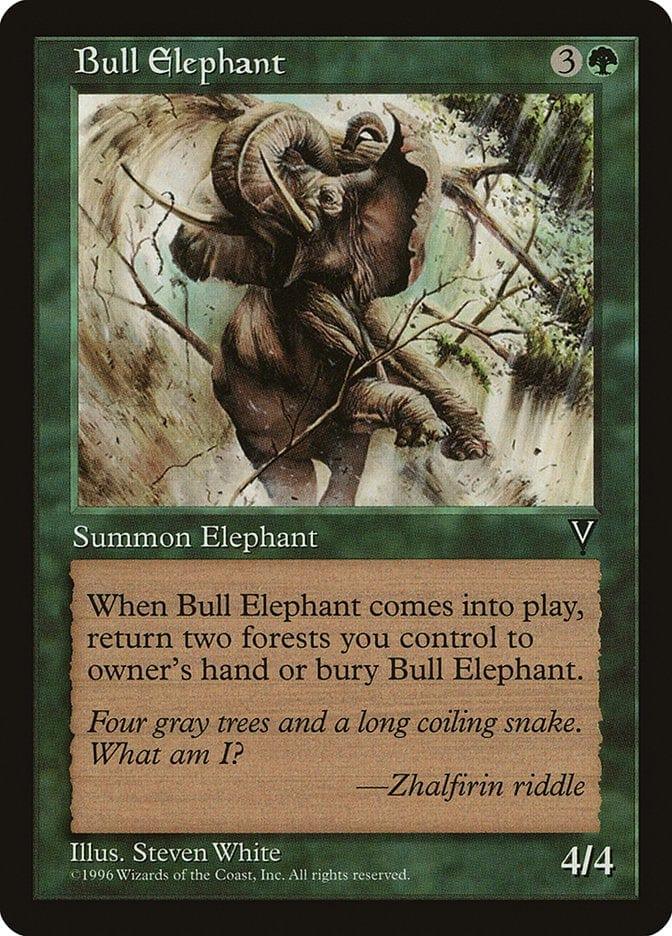 Magic: The Gathering MTG Single Bull Elephant [Multiverse Gift Box]