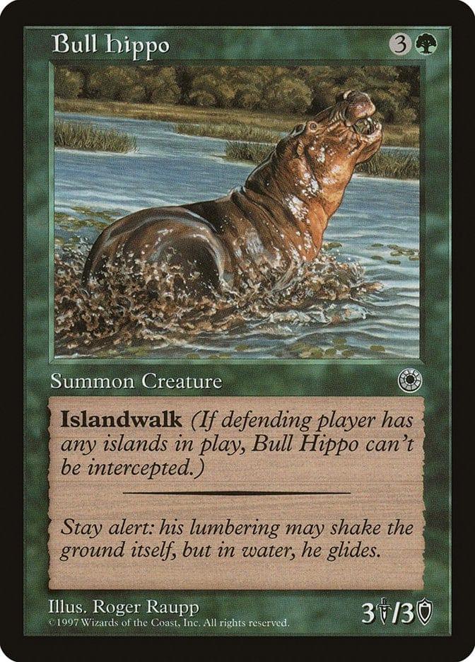 Magic: The Gathering MTG Single Bull Hippo [Portal]
