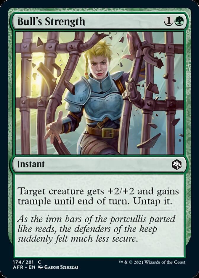 Magic: The Gathering MTG Single Bull's Strength [Dungeons & Dragons: Adventures in the Forgotten Realms]