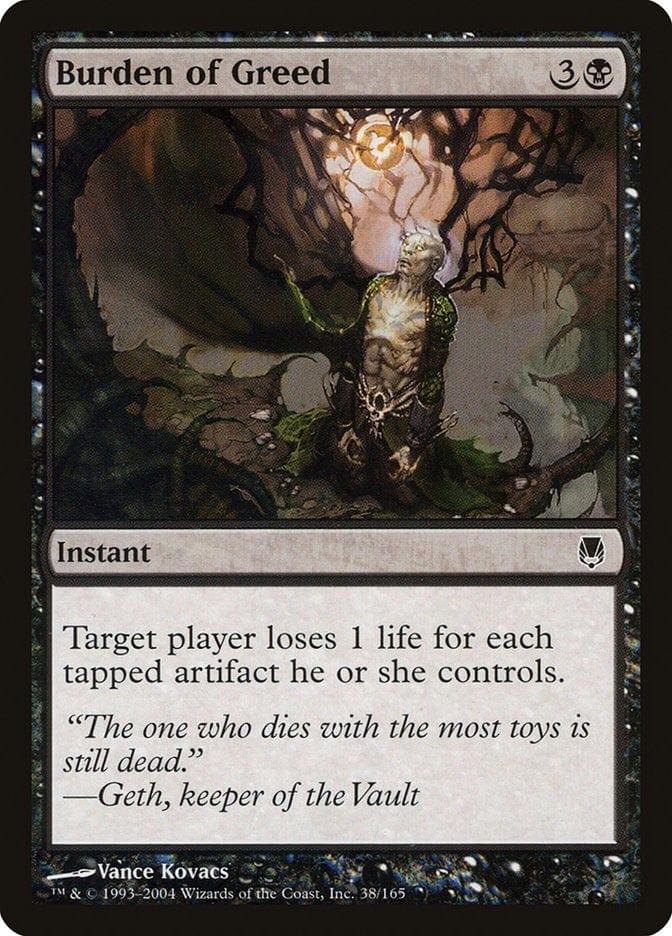 Magic: The Gathering MTG Single Burden of Greed [Darksteel]