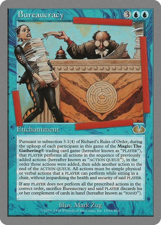 Magic: The Gathering MTG Single Bureaucracy [Unglued]