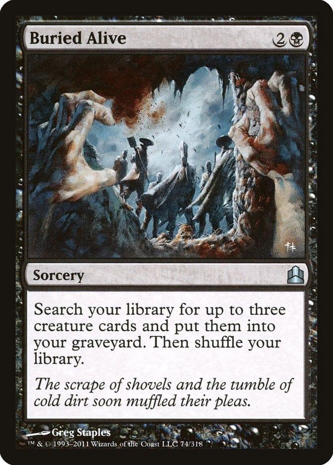 Magic: The Gathering MTG Single Buried Alive [Commander 2011]