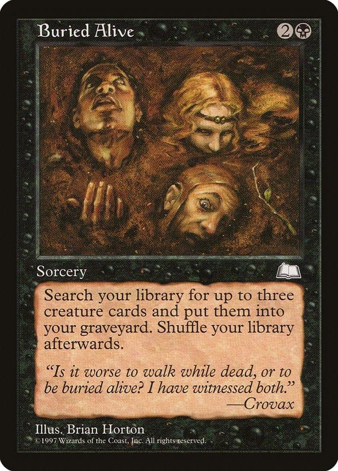 Magic: The Gathering MTG Single Buried Alive [Weatherlight]