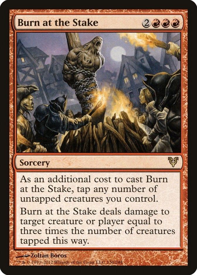 Magic: The Gathering MTG Single Burn at the Stake [Avacyn Restored]