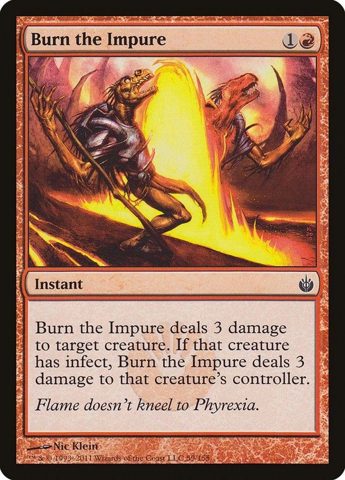 Magic: The Gathering MTG Single Burn the Impure [Mirrodin Besieged]