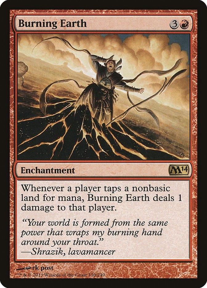 Magic: The Gathering MTG Single Burning Earth [Magic 2014]
