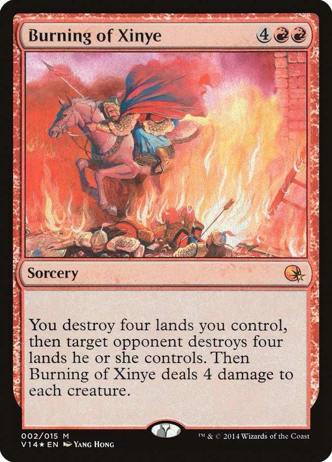 Magic: The Gathering MTG Single Burning of Xinye [From the Vault: Annihilation]