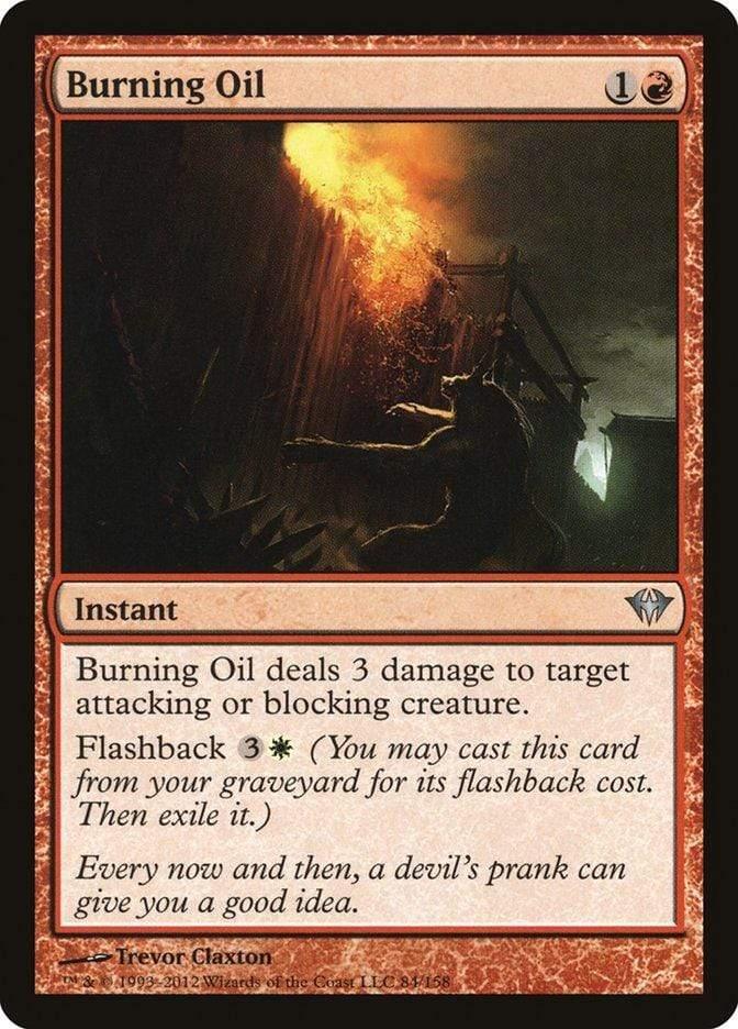 Magic: The Gathering MTG Single Burning Oil [Dark Ascension]