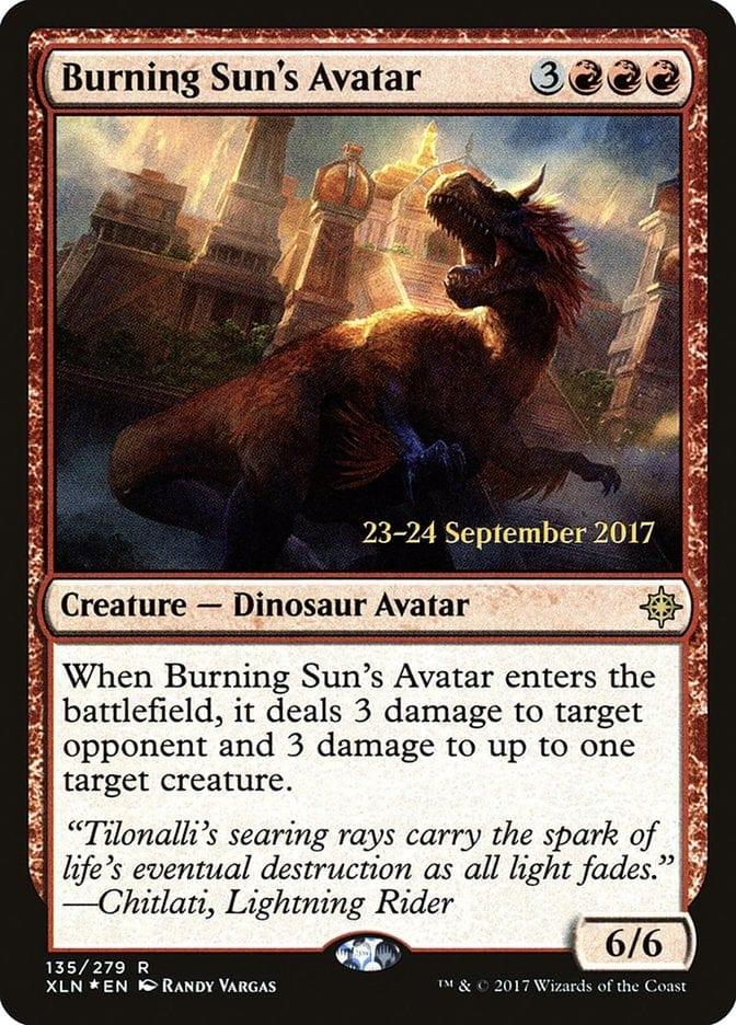 Magic: The Gathering MTG Single Burning Sun's Avatar  [Ixalan Prerelease Promos]