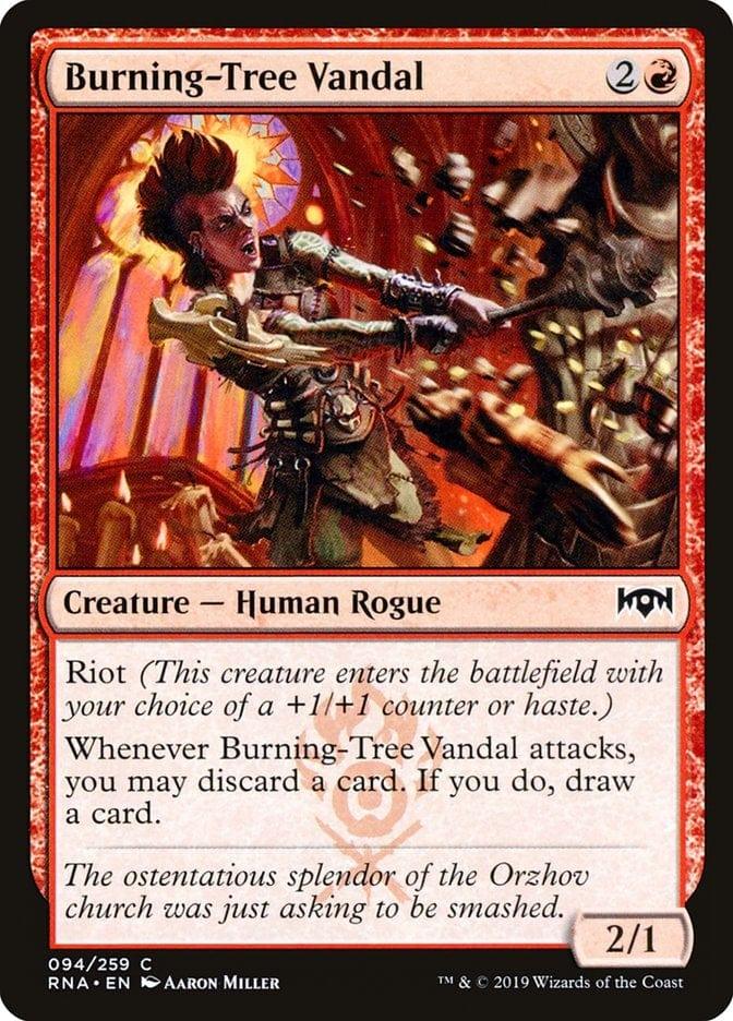 Magic: The Gathering MTG Single Burning-Tree Vandal [Ravnica Allegiance]