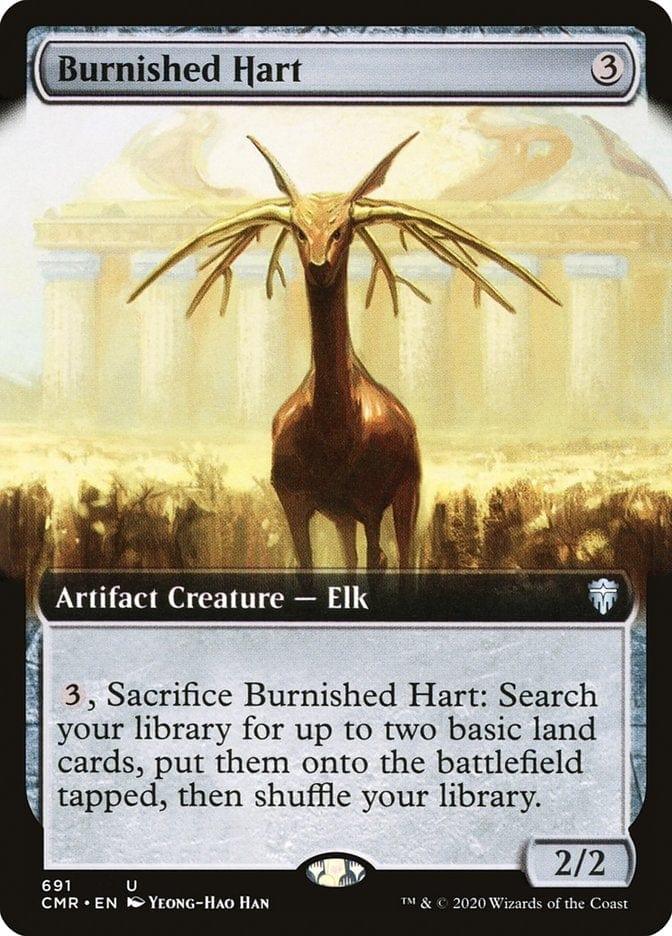 Magic: The Gathering MTG Single Burnished Hart (Extended) [Commander Legends Extended]