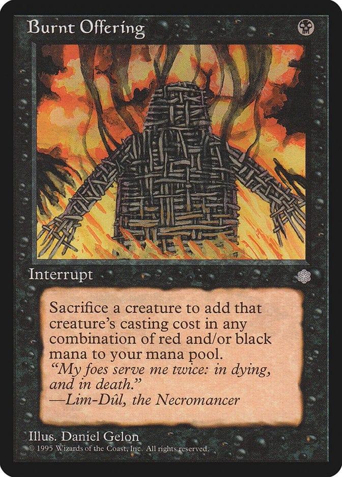 Magic: The Gathering MTG Single Burnt Offering [Ice Age]