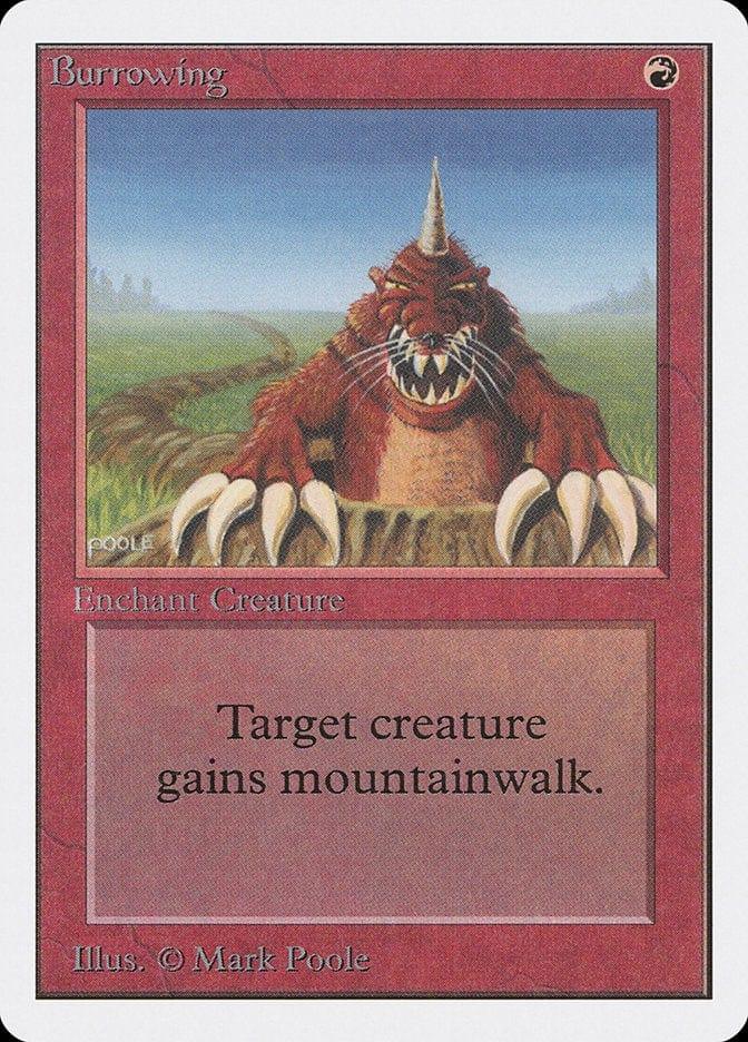 Magic: The Gathering MTG Single Burrowing [Unlimited Edition]