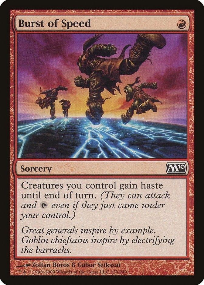 Magic: The Gathering MTG Single Burst of Speed [Magic 2010]