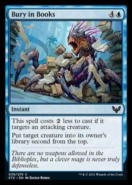 Magic: The Gathering MTG Single Bury in Books [Strixhaven: School of Mages]