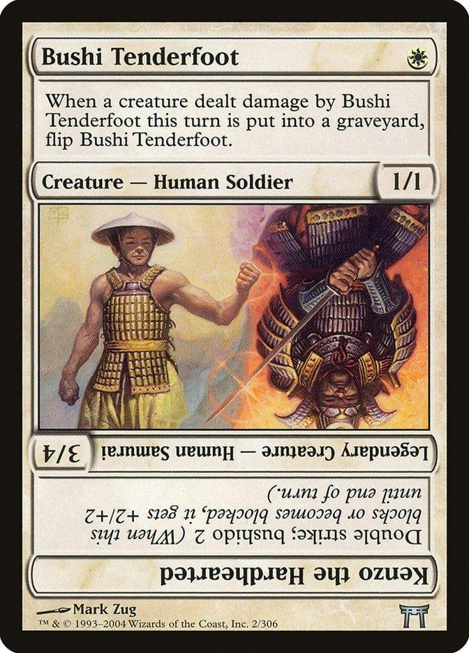 Magic: The Gathering MTG Single Bushi Tenderfoot // Kenzo the Hardhearted [Champions of Kamigawa]