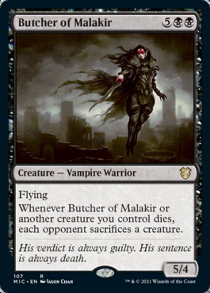 Magic: The Gathering MTG Single Butcher of Malakir [Innistrad: Midnight Hunt Commander]