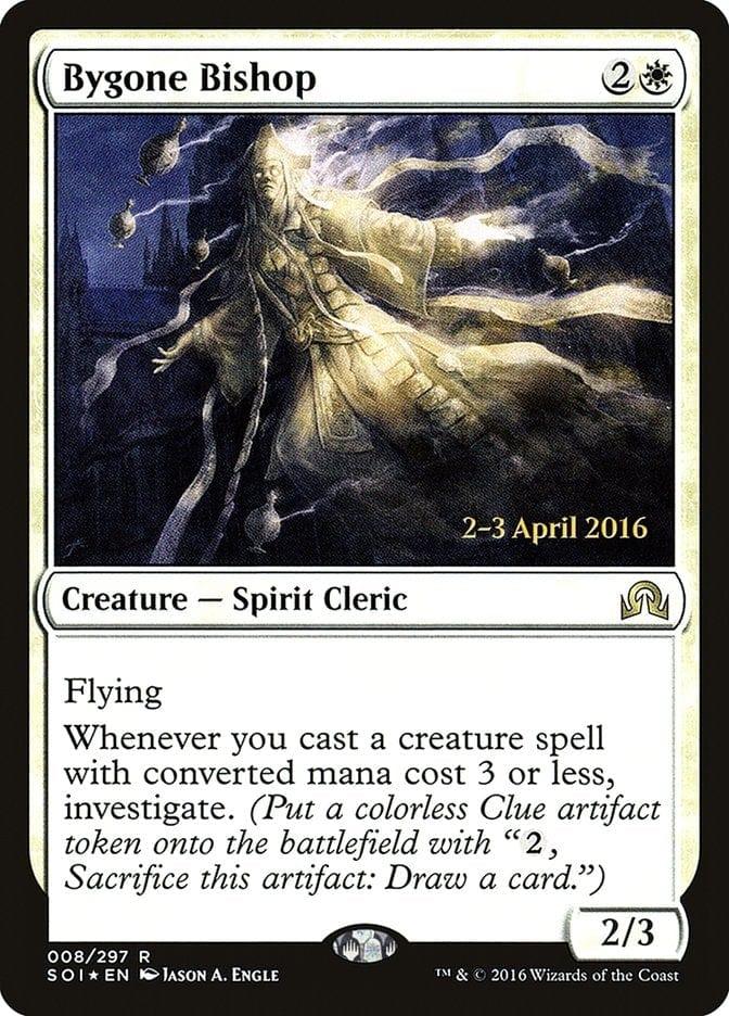 Magic: The Gathering MTG Single Bygone Bishop [Shadows over Innistrad Prerelease Promos]