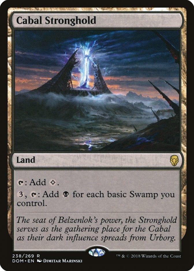 Magic: The Gathering MTG Single Cabal Stronghold [Dominaria]