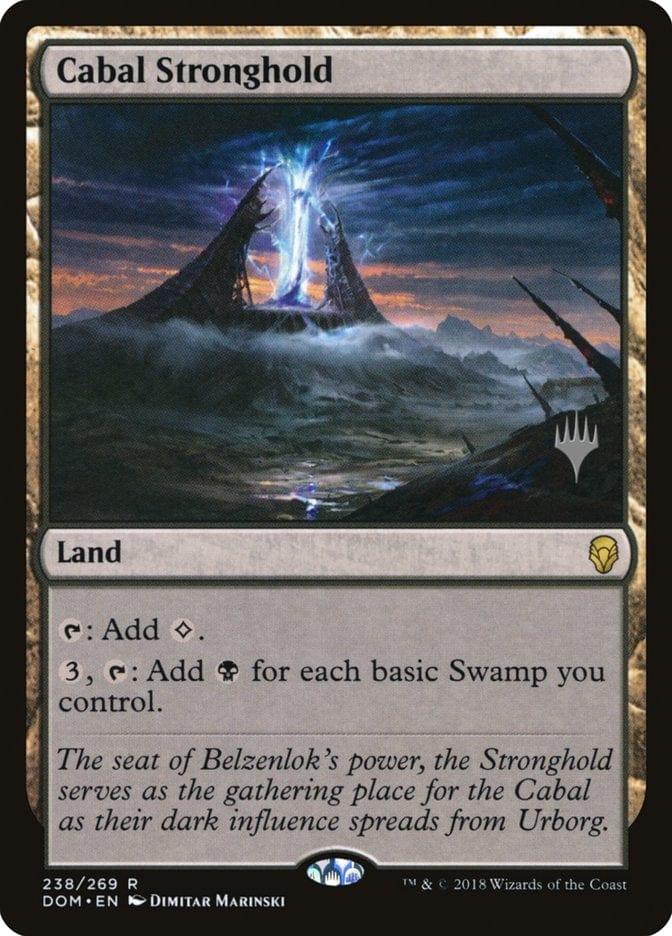 Magic: The Gathering MTG Single Cabal Stronghold (Promo Pack) [Dominaria Promos]