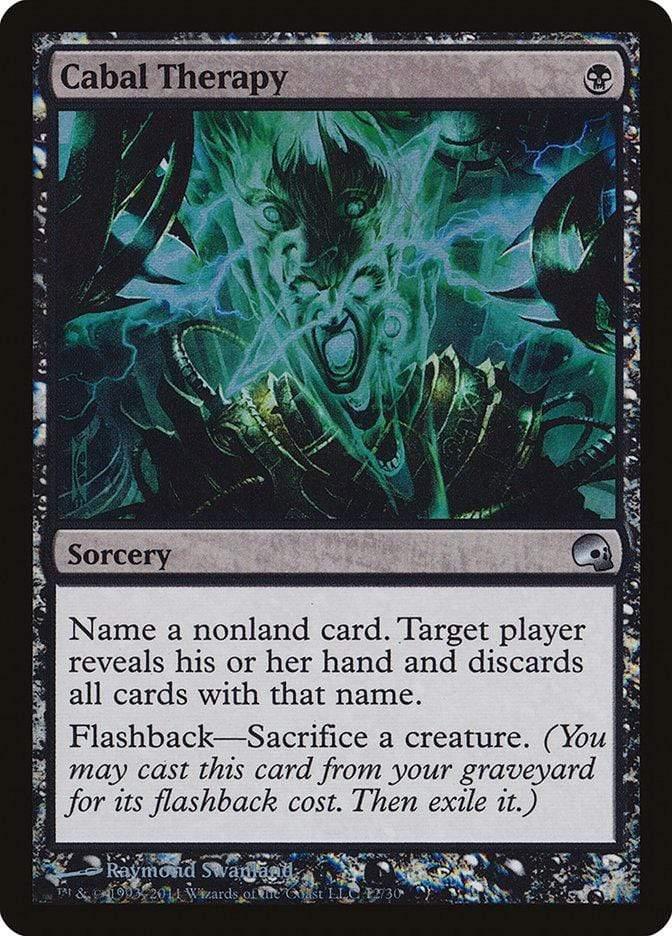 Magic: The Gathering MTG Single Cabal Therapy [Premium Deck Series: Graveborn]