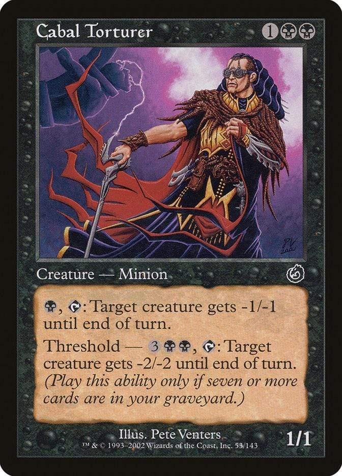 Magic: The Gathering MTG Single Cabal Torturer [Torment]