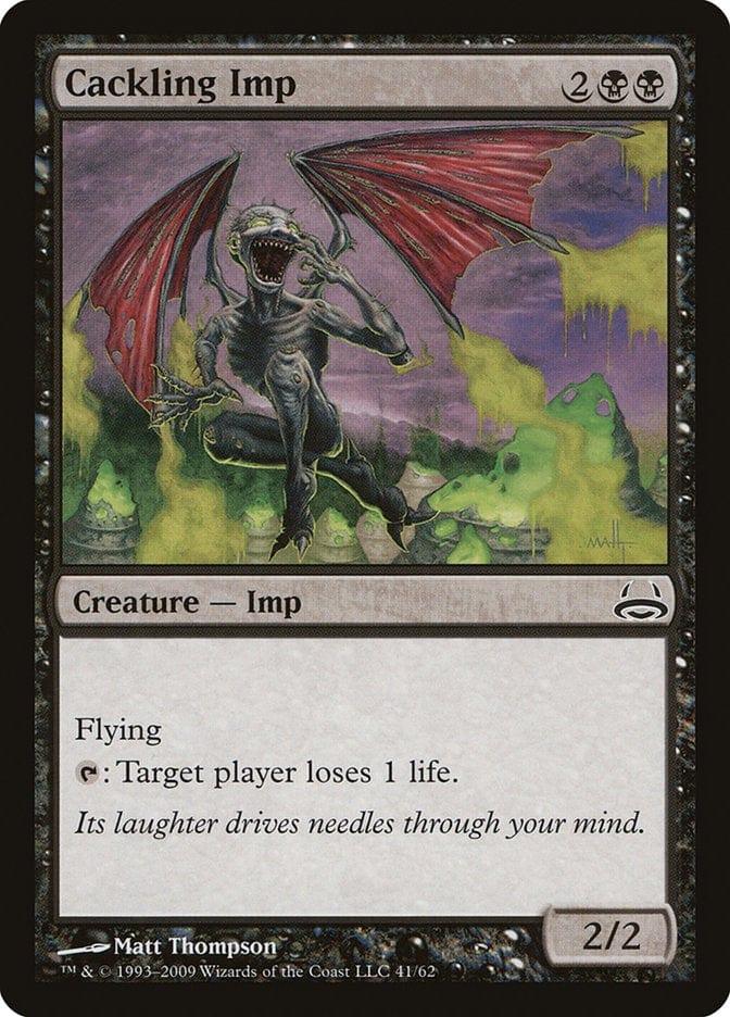 Magic: The Gathering MTG Single Cackling Imp [Duel Decks: Divine vs. Demonic]