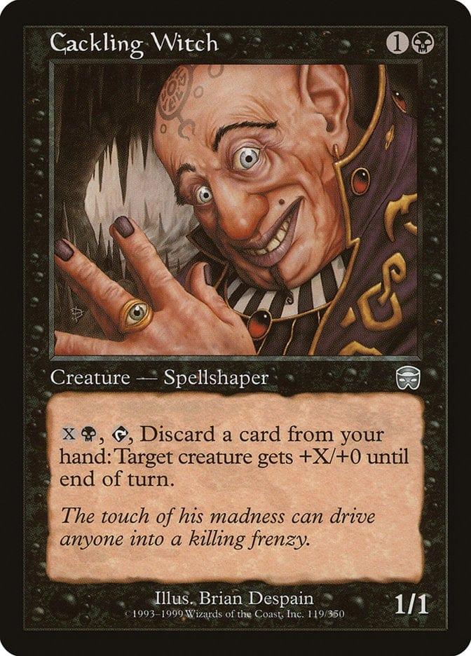 Magic: The Gathering MTG Single Cackling Witch [Mercadian Masques]