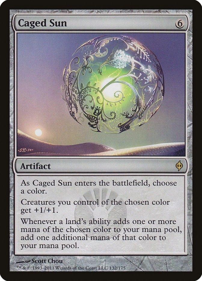 Magic: The Gathering MTG Single Caged Sun [New Phyrexia]