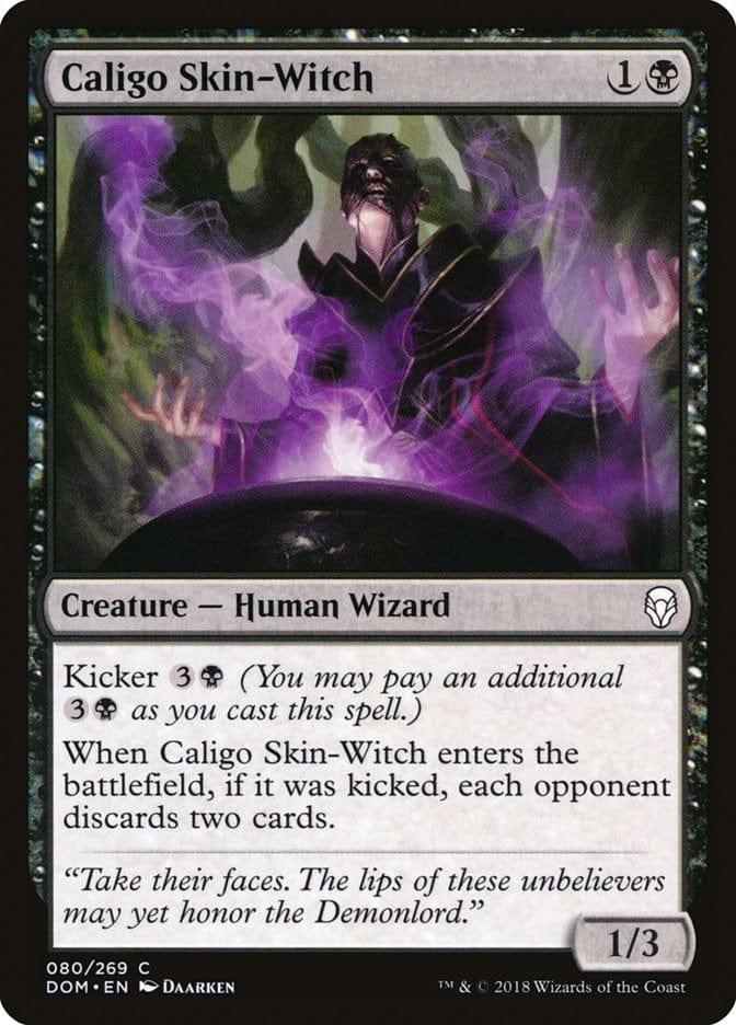 Magic: The Gathering MTG Single Caligo Skin-Witch [Dominaria]