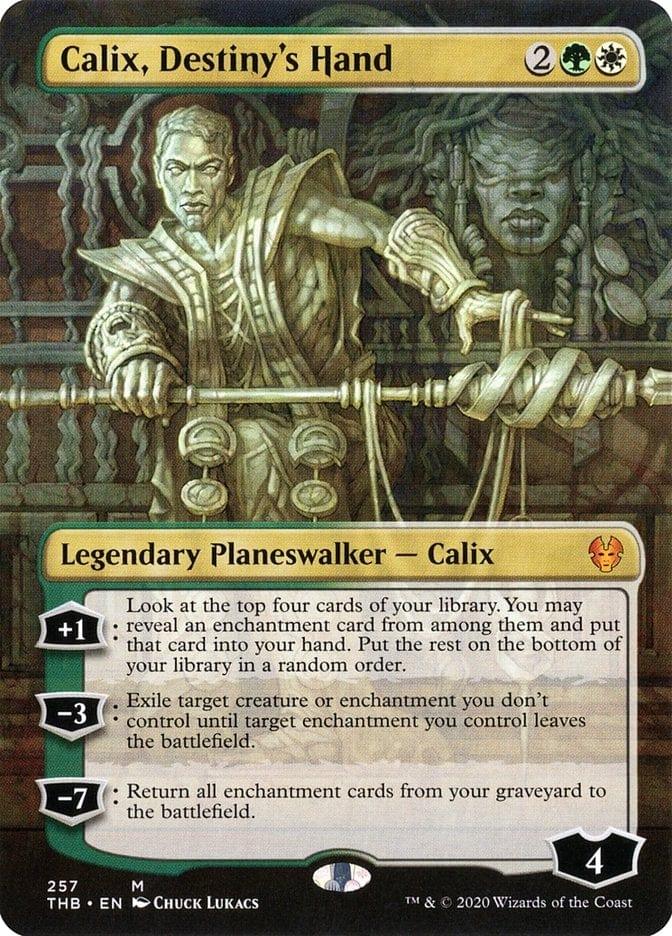 Magic: The Gathering MTG Single Calix, Destiny's Hand (Borderless) [Theros Beyond Death]