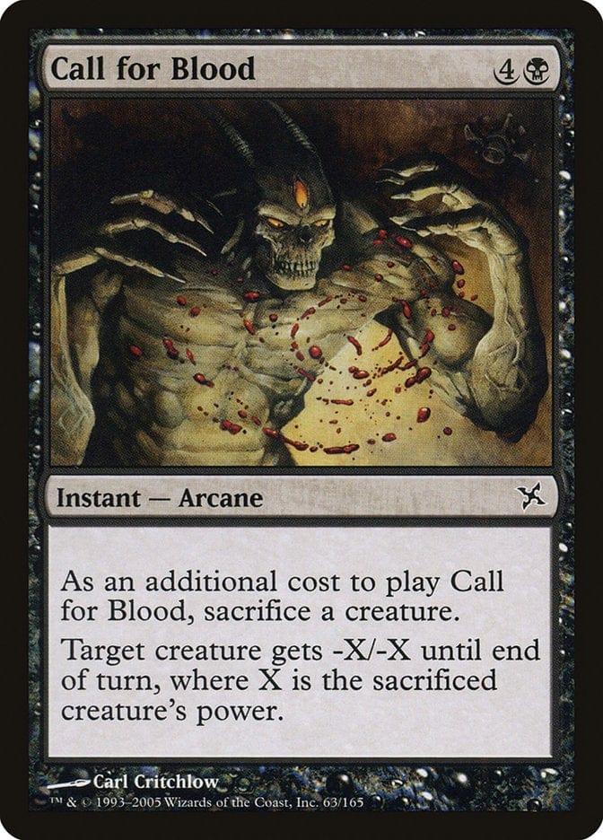 Magic: The Gathering MTG Single Call for Blood [Betrayers of Kamigawa]