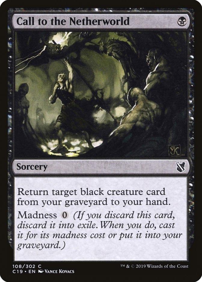 Magic: The Gathering MTG Single Call to the Netherworld [Commander 2019]
