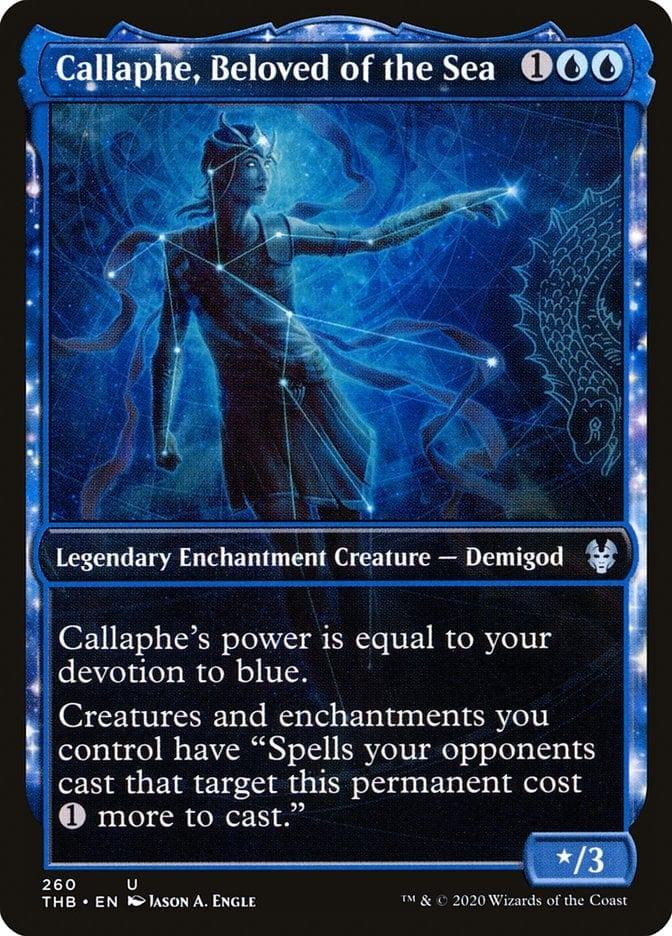 Magic: The Gathering MTG Single Callaphe, Beloved of the Sea (Showcase) [Theros Beyond Death]