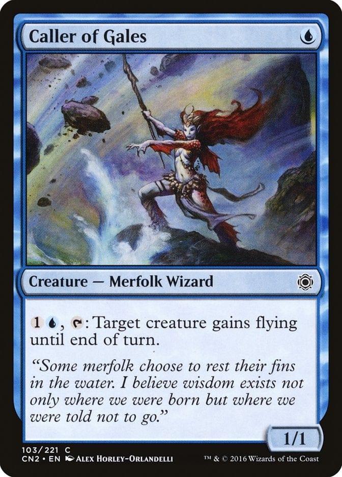 Magic: The Gathering MTG Single Caller of Gales [Conspiracy: Take the Crown]