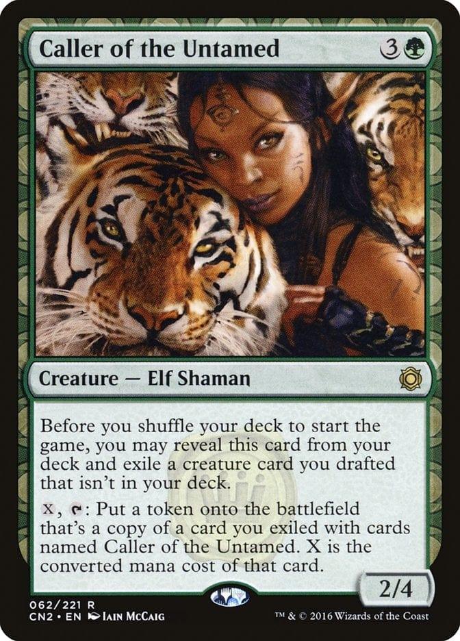 Magic: The Gathering MTG Single Caller of the Untamed [Conspiracy: Take the Crown]