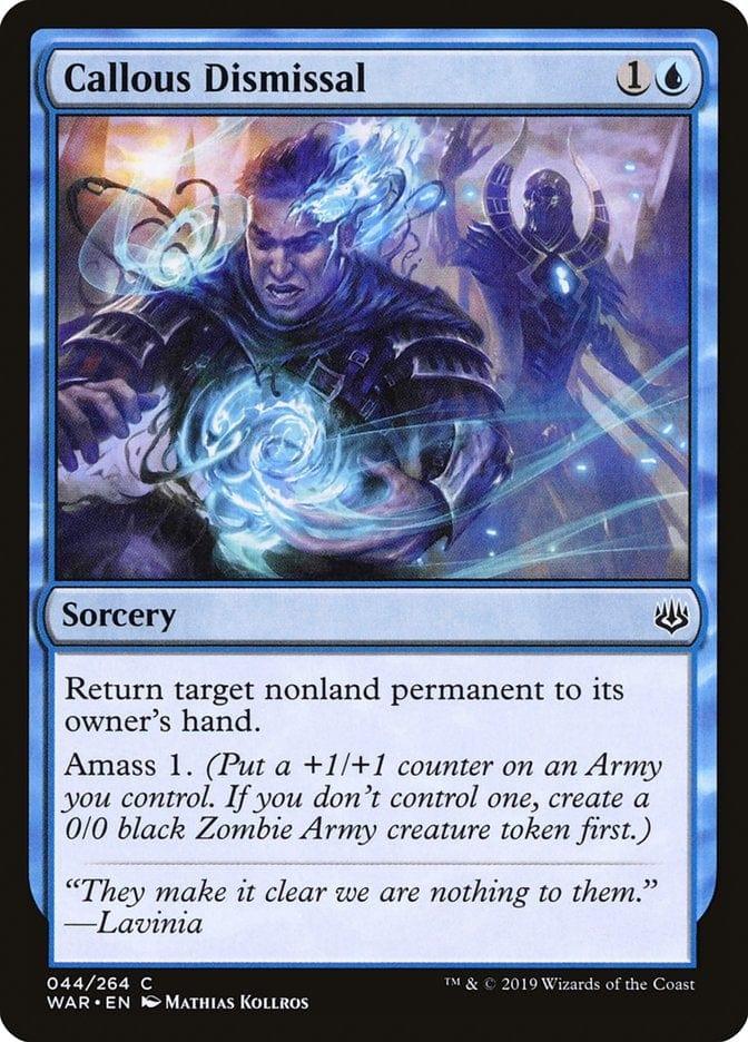 Magic: The Gathering MTG Single Callous Dismissal [War of the Spark]