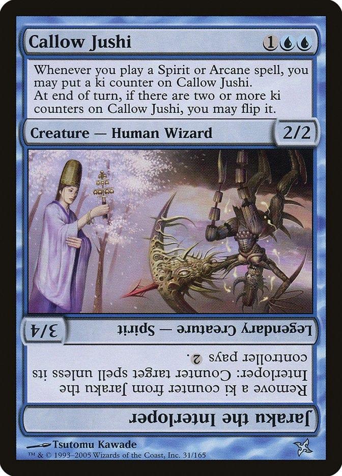 Magic: The Gathering MTG Single Callow Jushi // Jaraku the Interloper [Betrayers of Kamigawa]