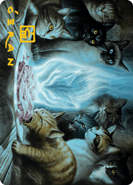 Magic: The Gathering MTG Single Can't Stay Away Art Card (Gold-Stamped Signature) [Innistrad: Midnight Hunt Art Series]