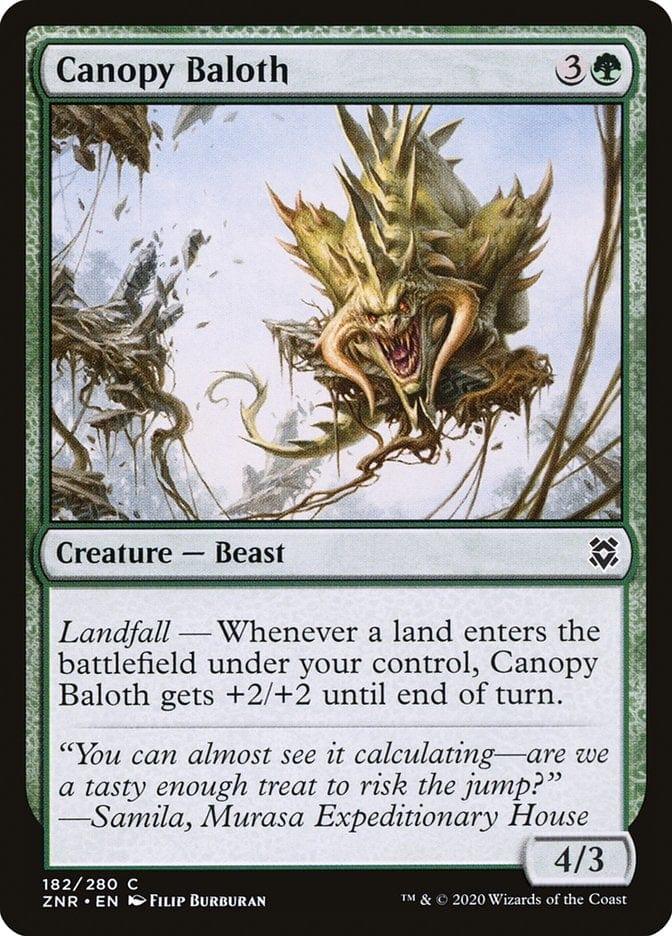 Magic: The Gathering MTG Single Canopy Baloth [Zendikar Rising]