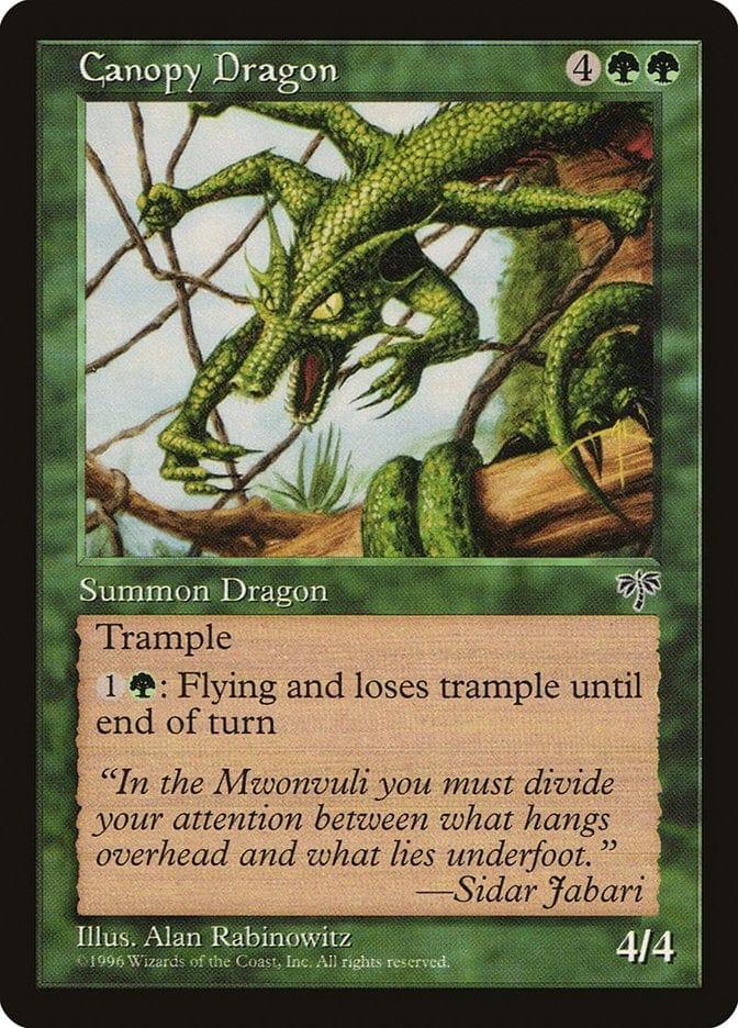 Magic: The Gathering MTG Single Canopy Dragon [Mirage]