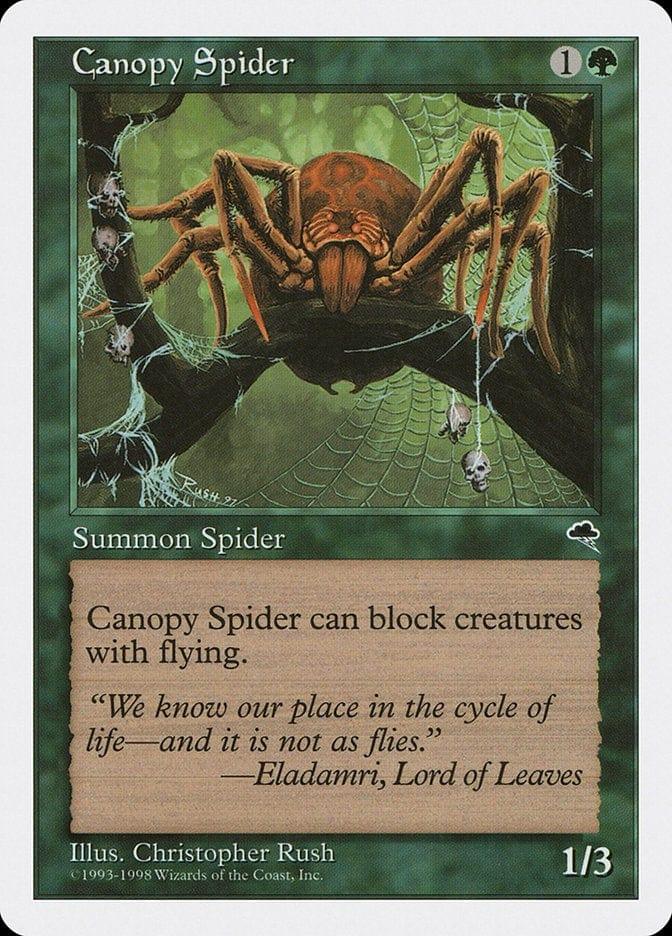 Magic: The Gathering MTG Single Canopy Spider [Anthologies]