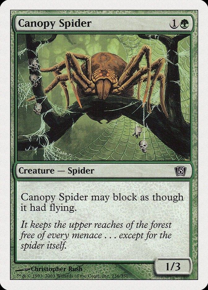 Magic: The Gathering MTG Single Canopy Spider [Eighth Edition]