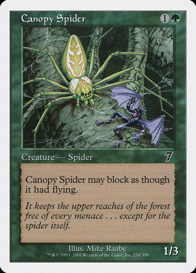 Magic: The Gathering MTG Single Canopy Spider [Seventh Edition]