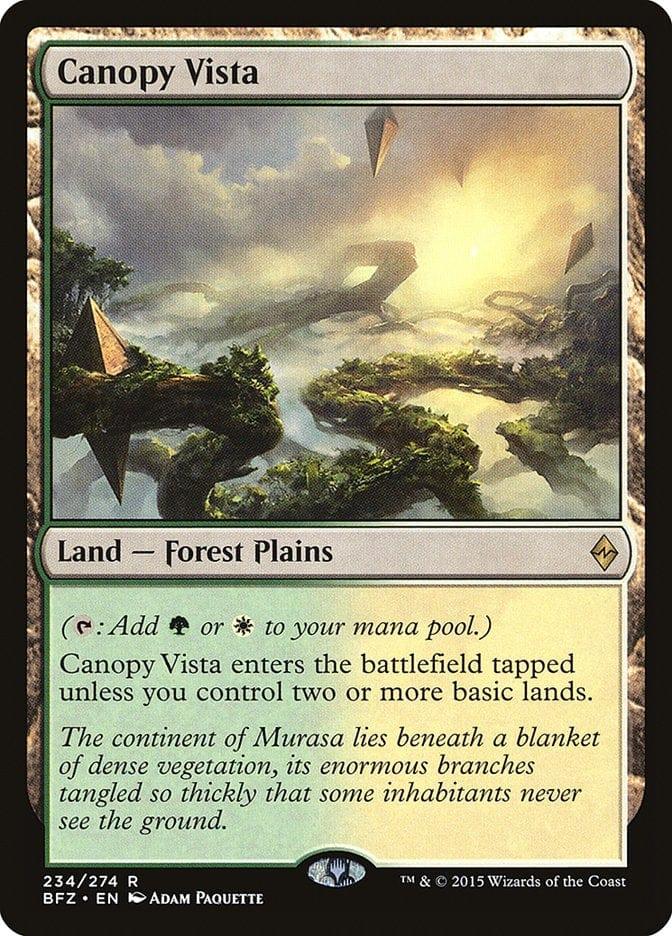 Magic: The Gathering MTG Single Canopy Vista [Battle for Zendikar]