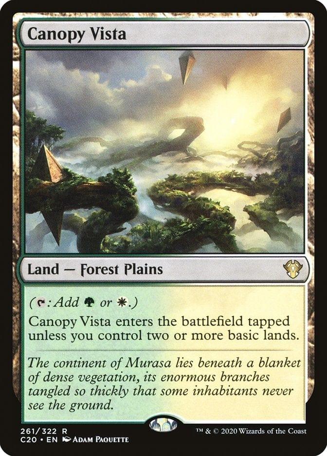 Magic: The Gathering MTG Single Canopy Vista [Commander 2020]