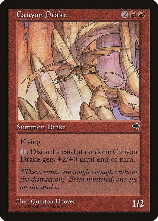 Magic: The Gathering MTG Single Canyon Drake [Tempest]