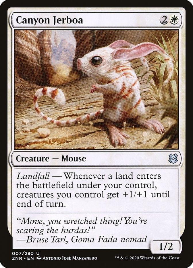 Magic: The Gathering MTG Single Canyon Jerboa [Zendikar Rising]